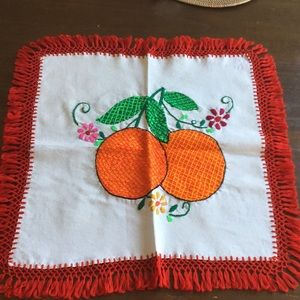 Hand made place mate from Puebla, Mexico